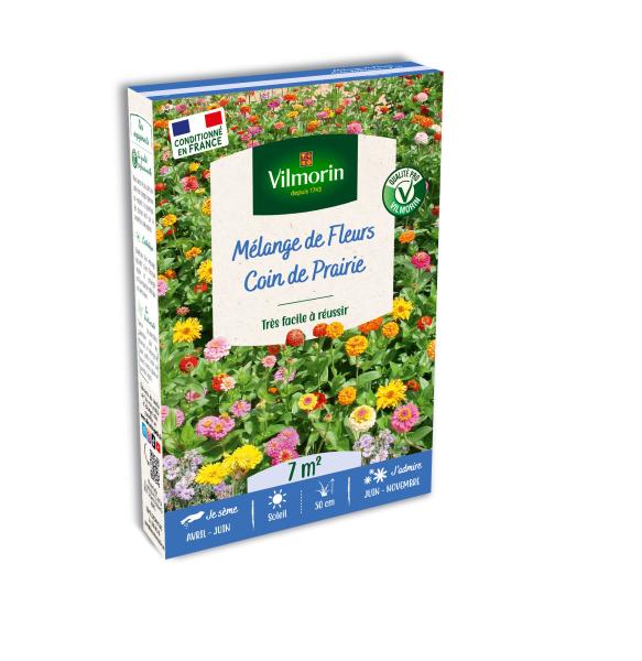 Mélange De Fleurs Pour Prairie D'abeilles - 50 G Pour 25 M² - Graines De Fleurs Multicolores Annuelles Et Vivaces - Source Naturelle De Nourriture Pour Abeilles, Bourdons Et Papillons