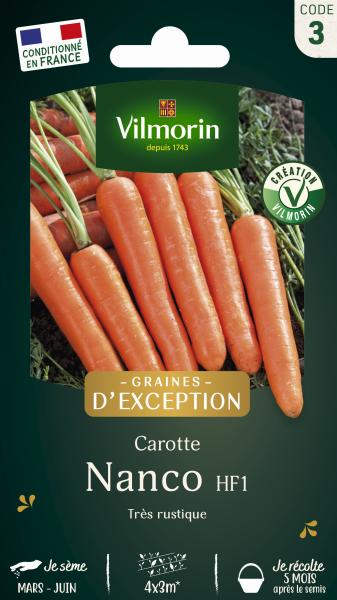 Carotte Nanco F1 - Graines d'Exception