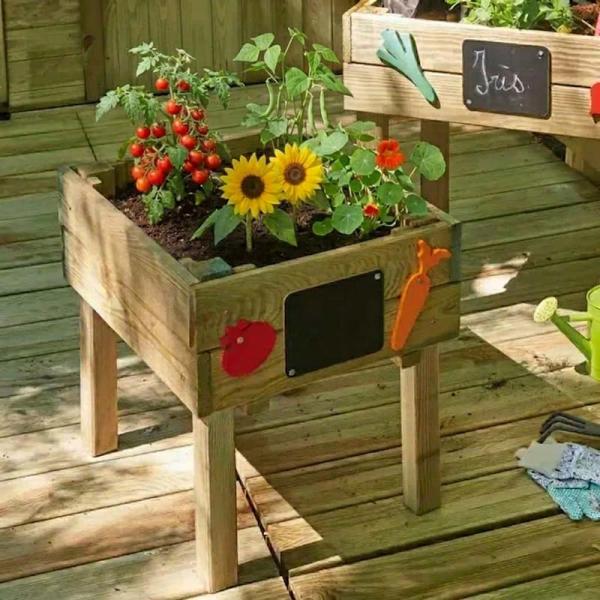Kit de jardinage - Carré potager enfant 26 L - Coffret des petits jardiniers - image
