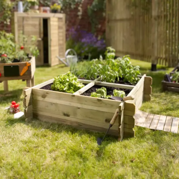 Cerland - Carré potager carré - Bois traité - 203 L - image