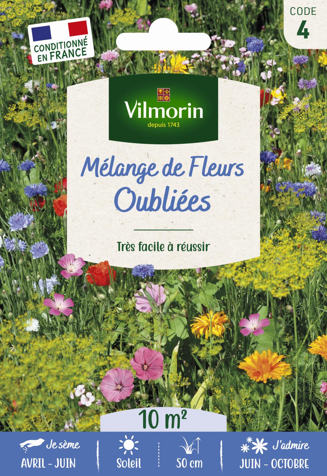 Mélange de Fleurs Oubliées | 10m² | Authentiques & anciennes | Vilmorin ...