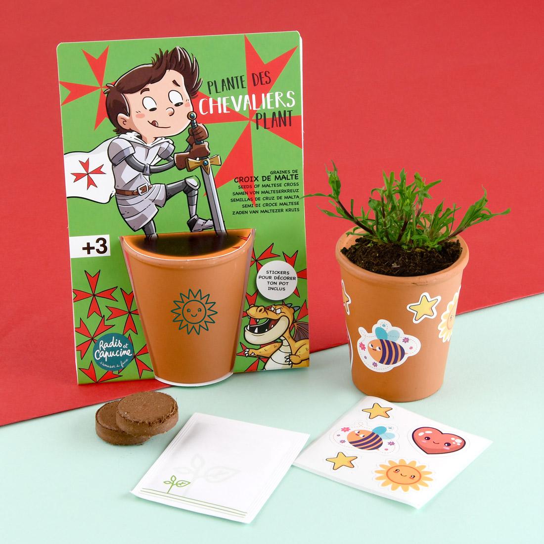 Kit de Jardinage pour Enfants Peinture Plantation Jouet de Jardin Fleurs Filles Garçons Cadeau Pots de Artisanat Set et de 4 5 6 7 - Jeux - Jouets