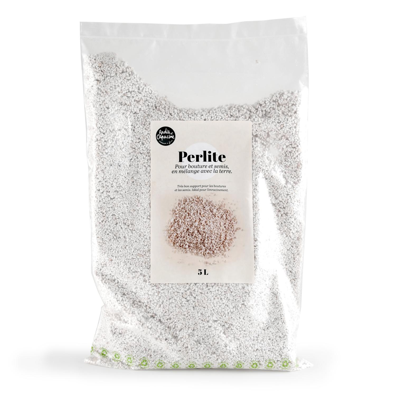 Perlite horticole 5 L – Substrat léger pour semis et rempotage ...
