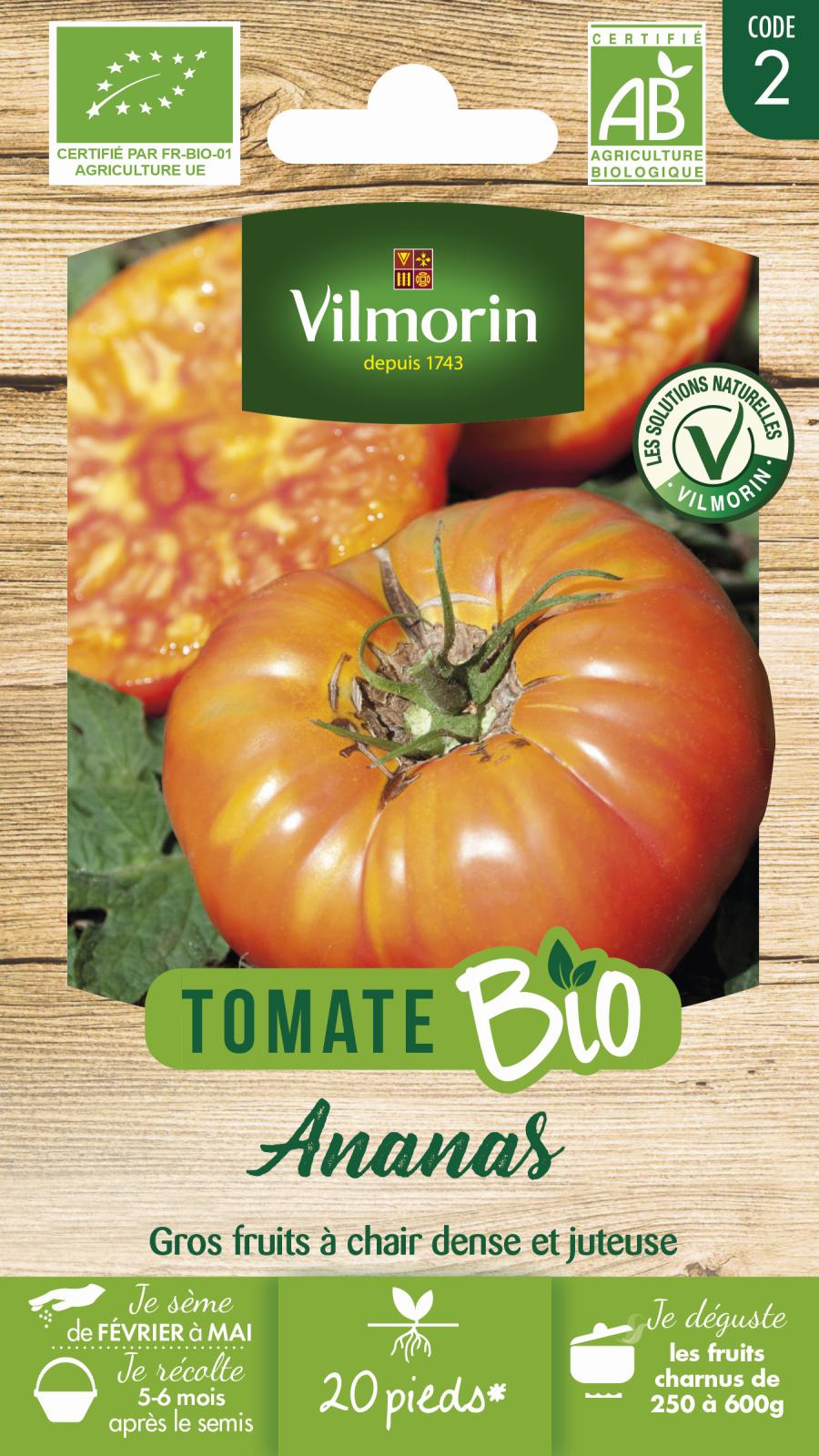Tomate Ananas (semences biologiques) | Les Jardins de la voie