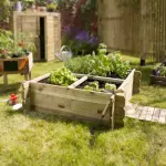 Cerland - Carré potager carré - Bois traité - 203 L - image