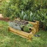 Cerland - Carré potager escalier - Bois traité - 140 L - image